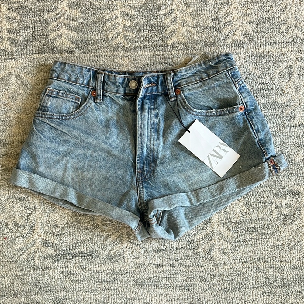 Zara denim shorts